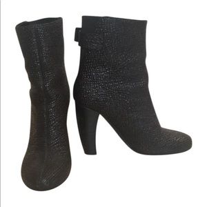 Tibi black boots